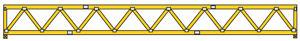 Flat Truss (Warren Configuration)